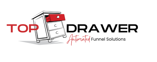 Top Drawer White Logo